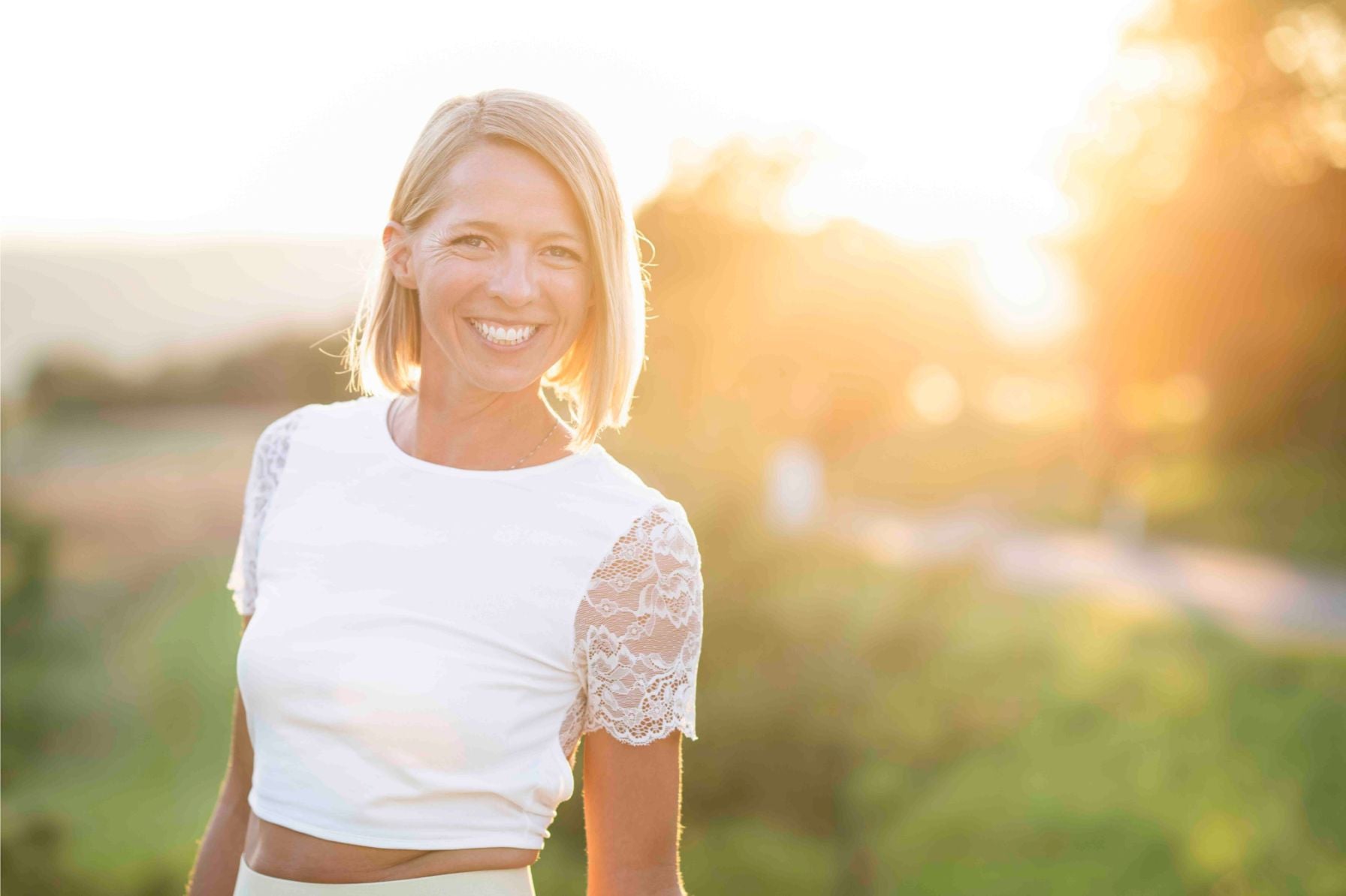 Porträt der lächelnden Gründerin des Unternehmens